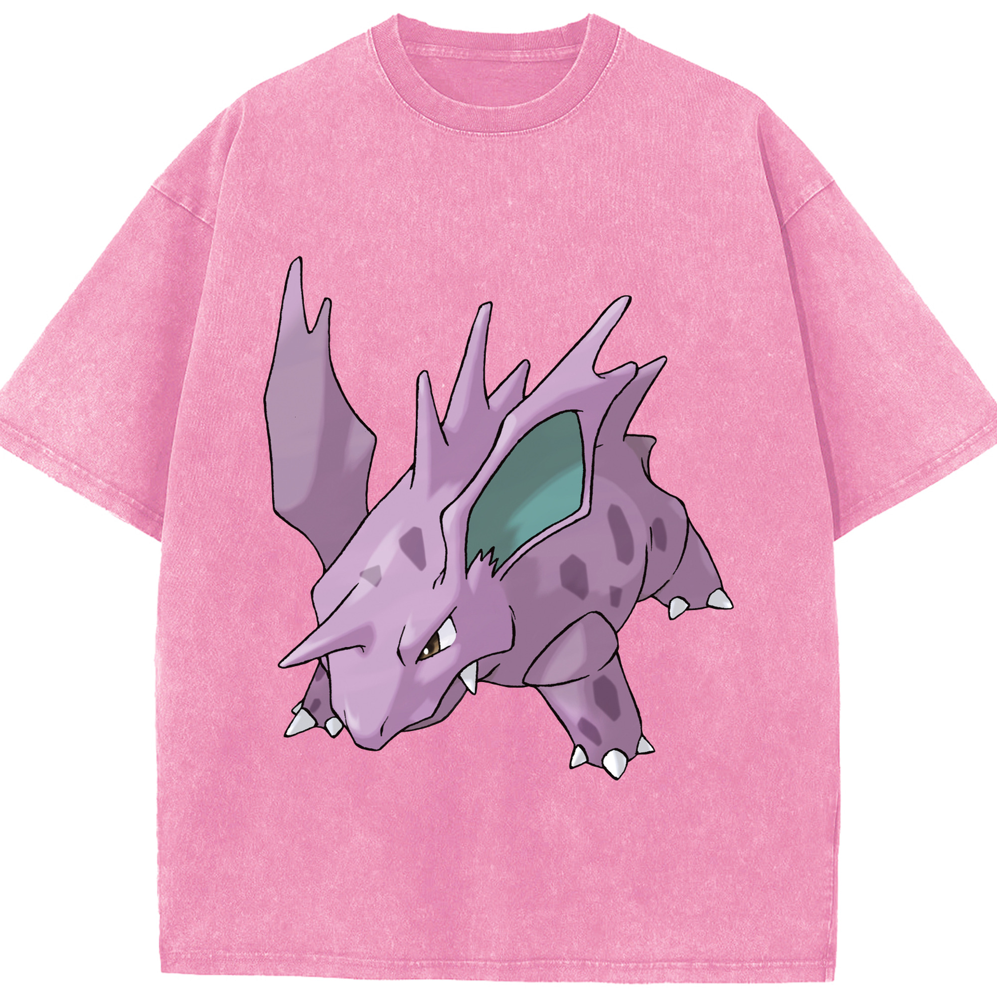 （画像用） ポケットモンスター Pokémon 綿100% ヴィンテージ風 半袖Tシャツ（フロントプリント）